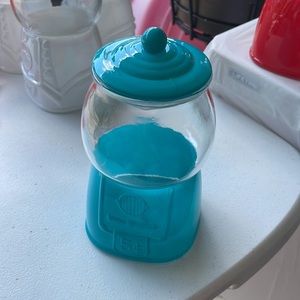 Hobby lobby gum ball jar (teal)